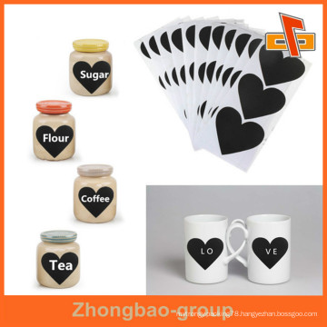 Plastic Adhesive Private Design Logo Printing Label Brands For Cup